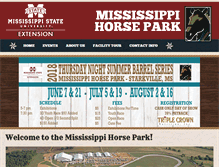 Tablet Screenshot of mshorsepark.com